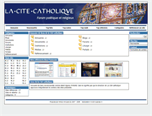 Tablet Screenshot of cite-catholique.lescigales.org