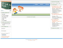 Tablet Screenshot of ecoledececile.lescigales.org
