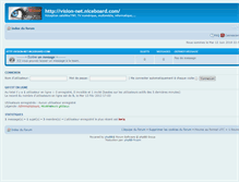Tablet Screenshot of forumvisionup.lescigales.org