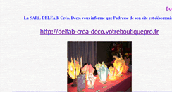 Desktop Screenshot of delfab-crea-deco.lescigales.org