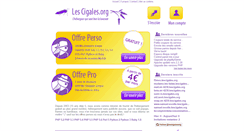 Desktop Screenshot of lescigales.org