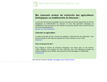 Tablet Screenshot of bio-limousin.lescigales.org