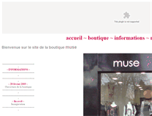 Tablet Screenshot of muse.lescigales.org