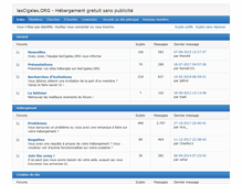 Tablet Screenshot of forum.lescigales.org